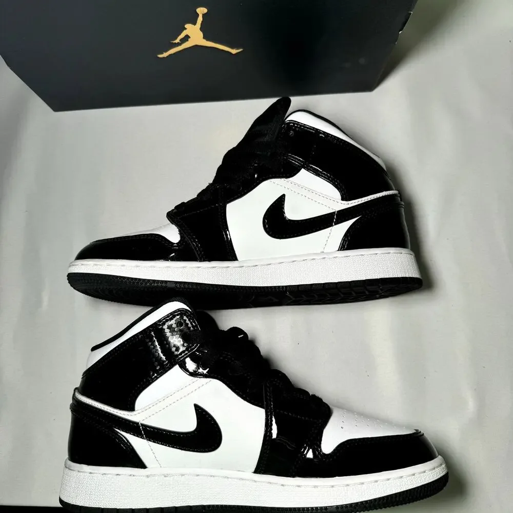 Nike Air Jordan 1 Mid SE GS All Star 2021 - Size 6 -Men's Black Trending Shoes
